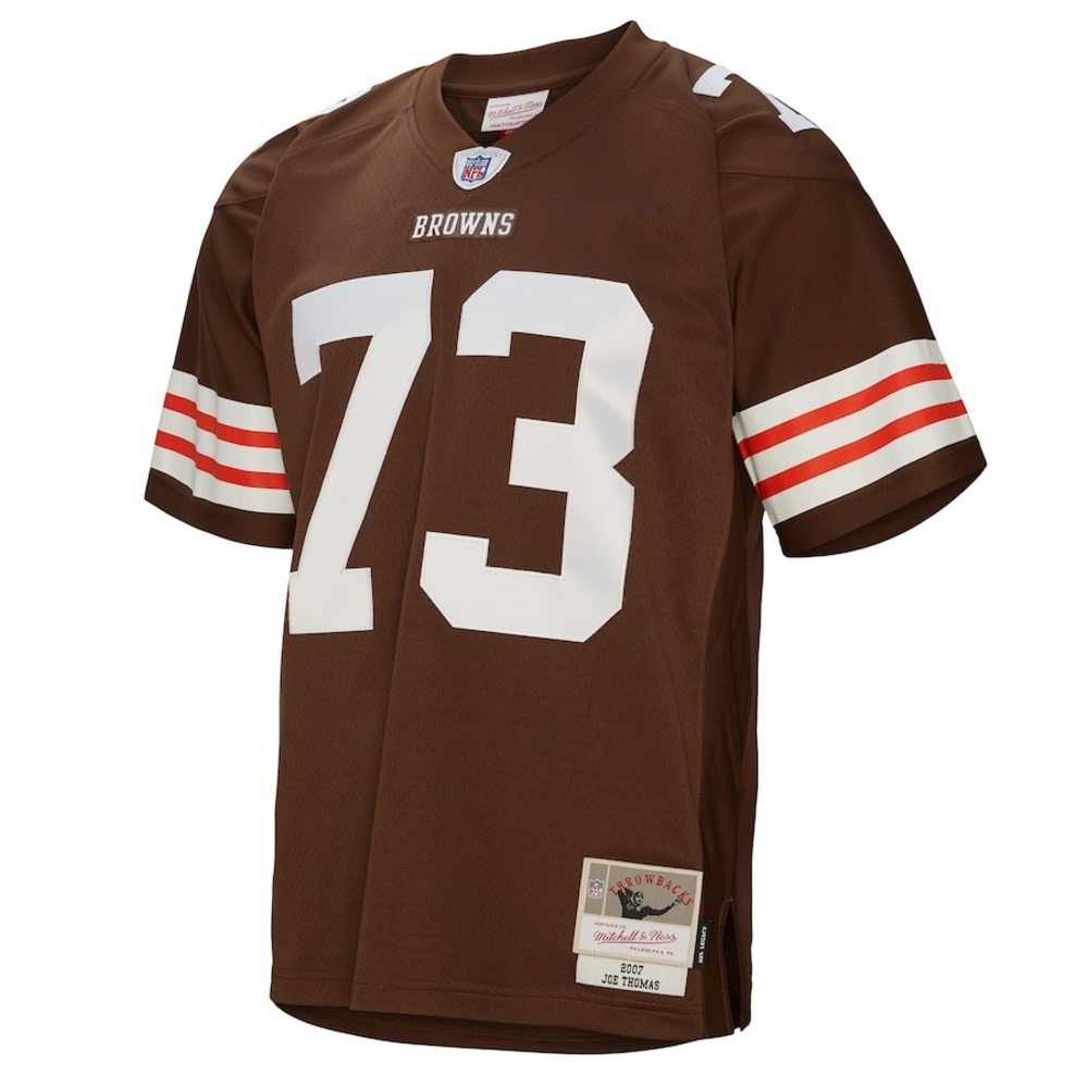 NEW authentic Joe Thomas Cleveland Browns Mitchell & Ness Legacy Replica Jersey
